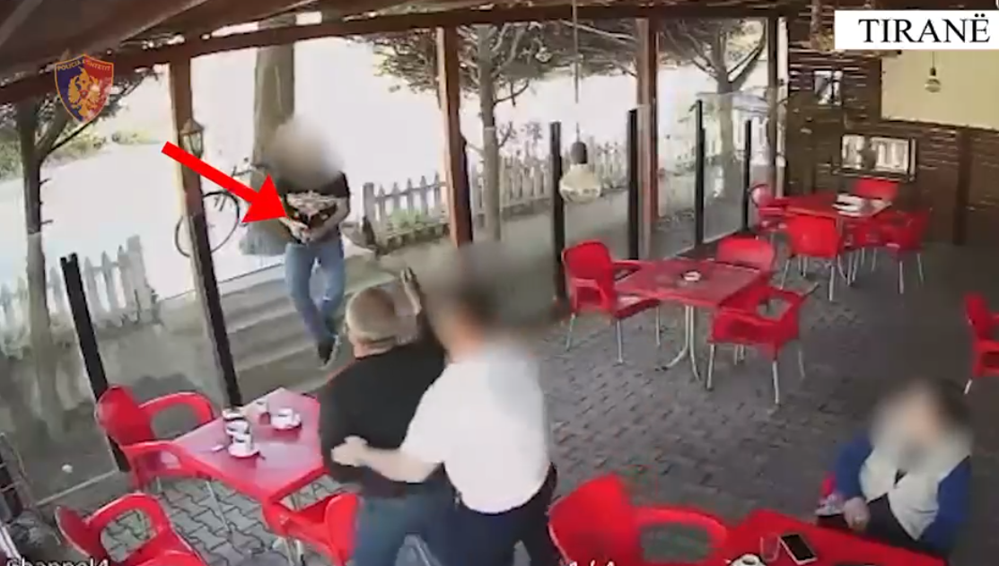 EMRI  Tentoi të vriste me armë zjarri 38 vjeçarin në mes të lokalit  arrestohet 50 vjeçari në Tiranë  VIDEO 