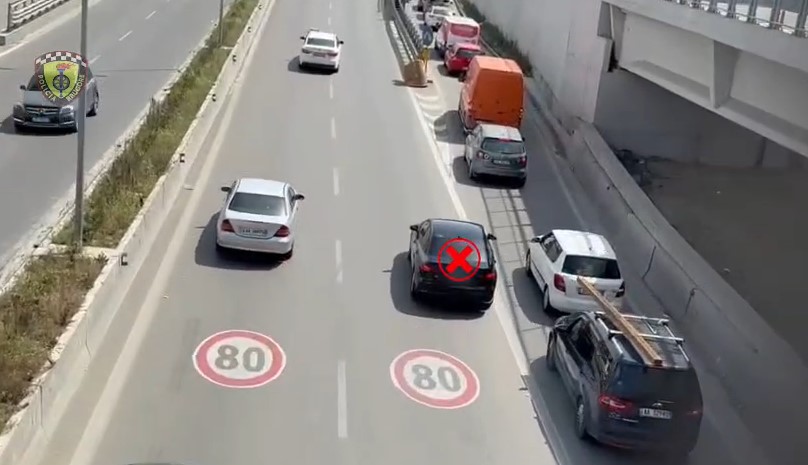 Policia Rrugore  blindon  rrugët  mbi 21 mijë gjoba në një javë  kontrolli me dronë dhe mjete të tjera inteligjente