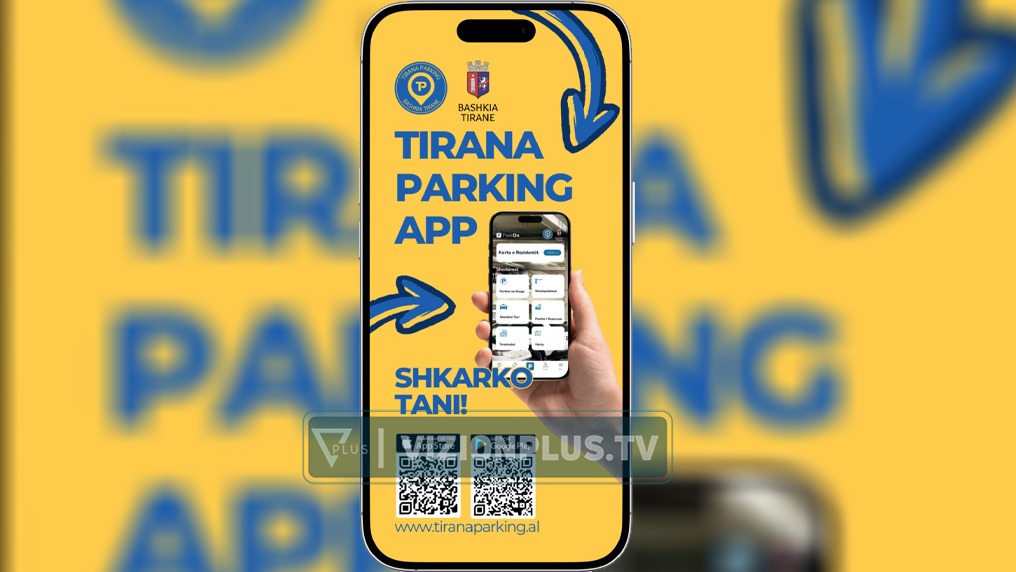 Tirana Parking lançon aplikacionin e ri  shërbimet e parkimit tani online për qytetarët