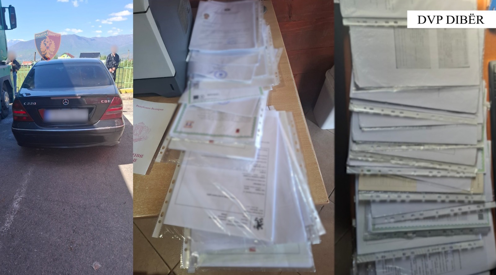 Një i arrestuar dhe dy zyrtarë nën hetim në Dibër  49 vjeçari bullgar u kap me 21 dokumente të falsifikuara