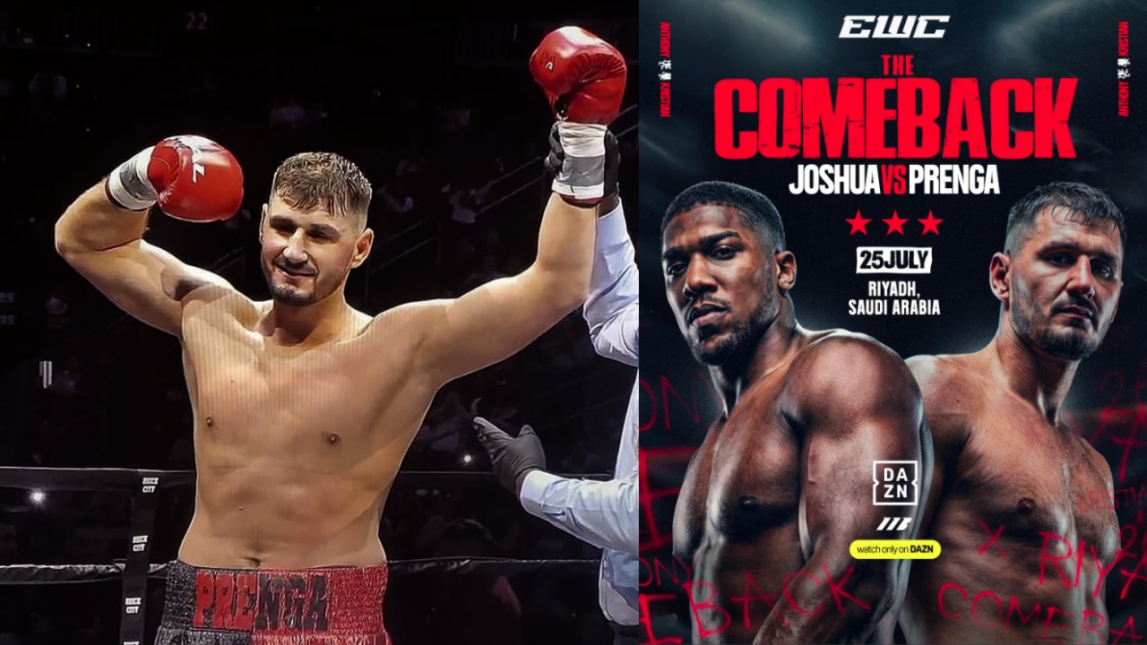 E BUJSHME  Kristian Prenga do të ndeshet me Anthony Joshua në 25 korrik