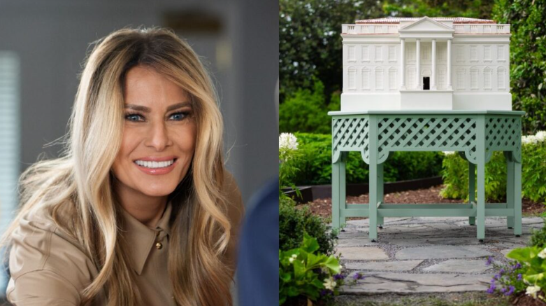Melania Trump shton koshere bletësh në Shtëpinë e Bardhë