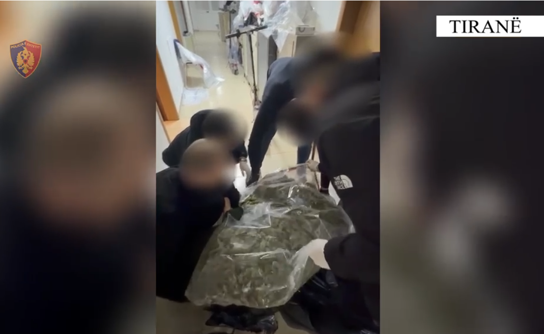 Operacion antidrogë në Tiranë  15 të arrestuar  16 në kërkim  sekuestrohen drogë  armë dhe para