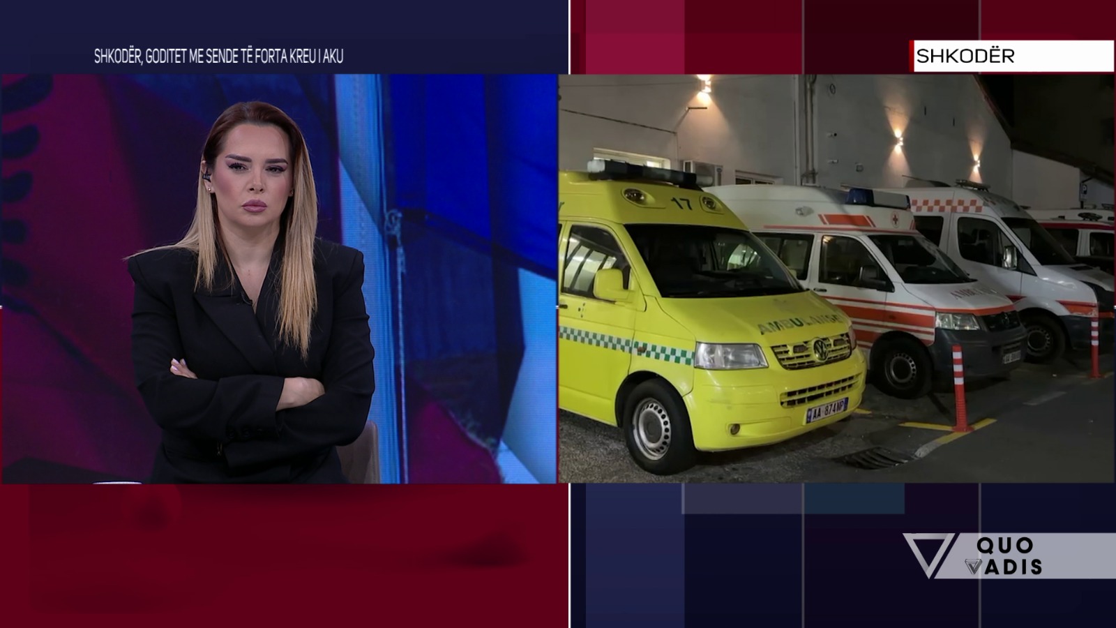 U godit me sende të forta  gazetari zbulon live në QUO VADIS detajet nga dhunimi i kreut të AKU së në Shkodër