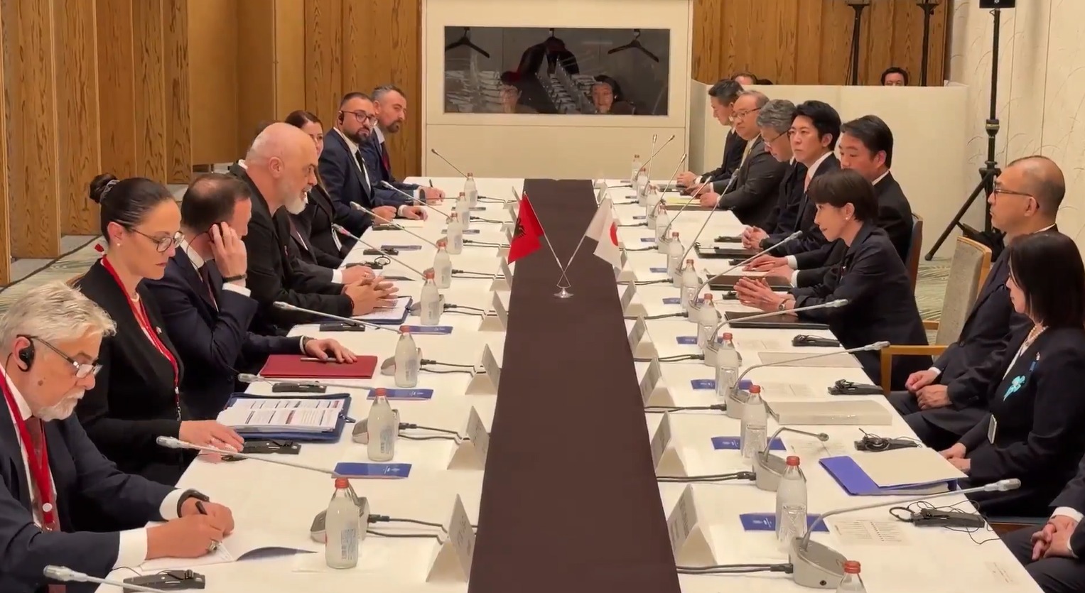  Japonia mbështet Shqipërinë në BE   kryeministrja Sanae Takaichi pret Ramën  Dëshiroj të thellojmë bashkëpunimin