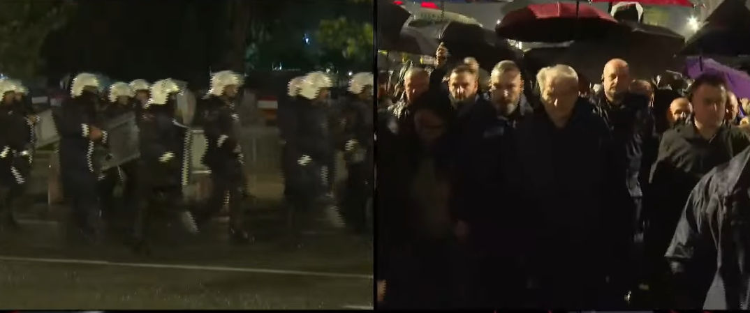Mbyllet protesta e PD para kryeministrisë  nis marshimi drejt ministrisë së Brendshme 