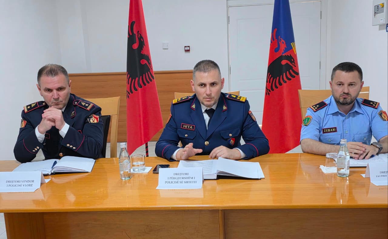 Hita në Sarandë  Efektivët që mbajnë lidhje me grupet kriminale do përjashtohen nga Policia  Siguria në shkolla prioritet mbi prioritete