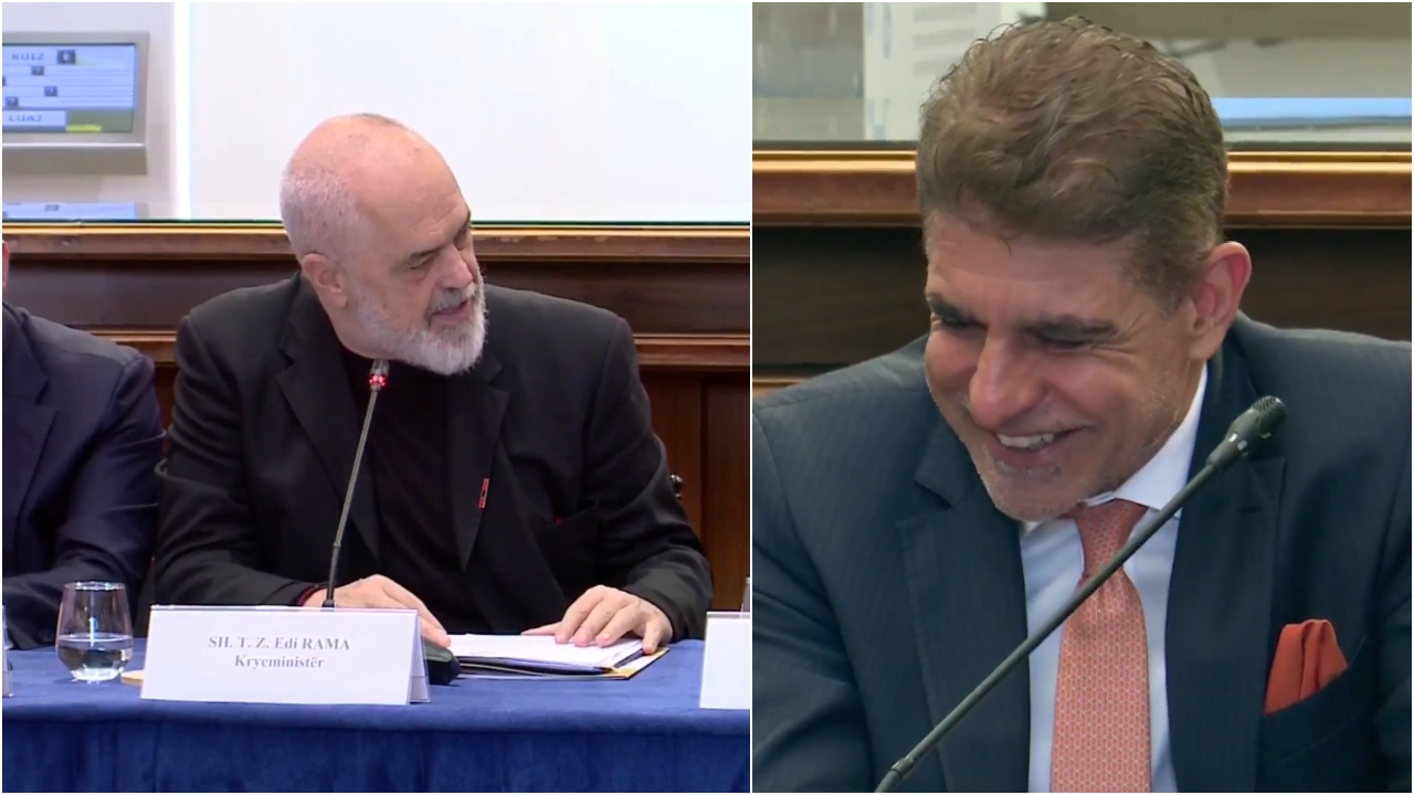 Rama batuta me zëvendëskryetarin turk të shoqatës së Bankave  e komplimenton për shqipen  Do ta japim pasaportën me ceremoni