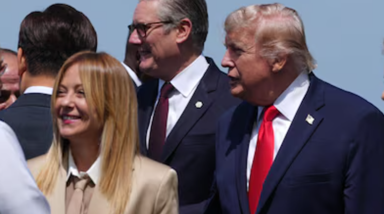  Më luti të bëja foto me të  më erdhi keq   Meloni  përplaset  me Trump  Deklarata e Presidentit e pavërtetë  unë dhe Italia nuk lypim kurrë