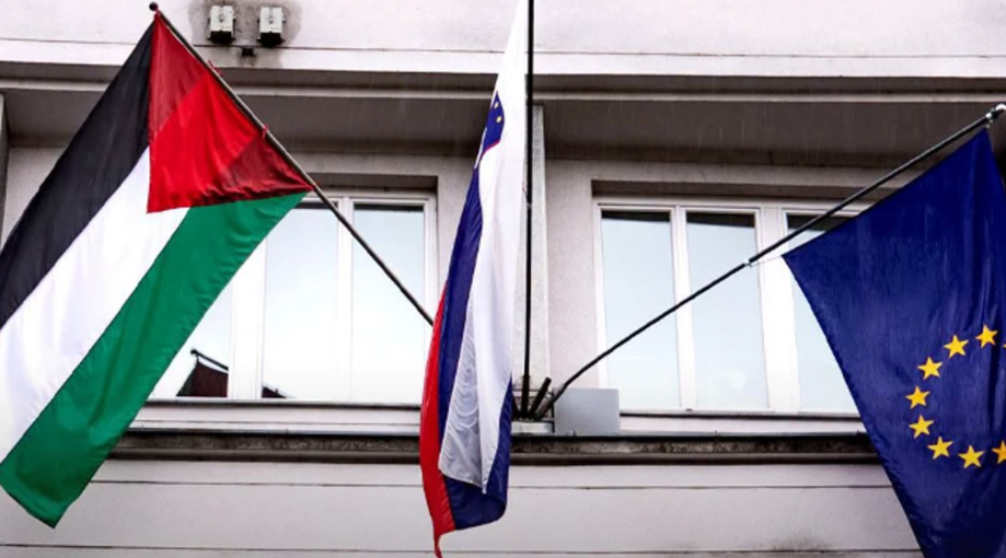 Presidentja sllovene ngre flamurin palestinez në Pallatin Presidencial si shenjë solidariteti
