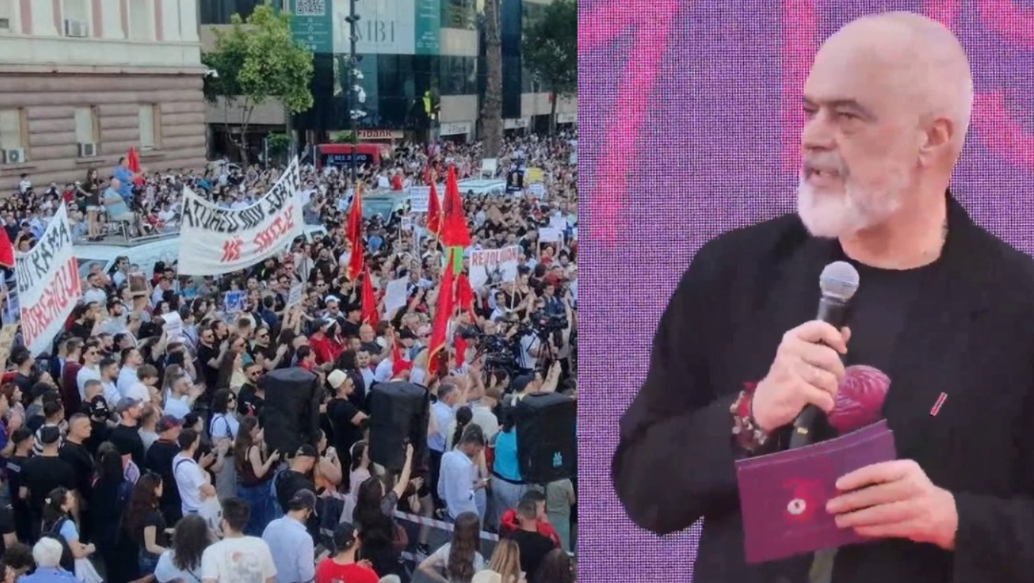 Rama protestuesve  Nuk do e bëjmë Shqipërinë si legjenda e  Rozafës   nëse e keni seriozisht me mjedisin  bujrum dëgjoni argumentet