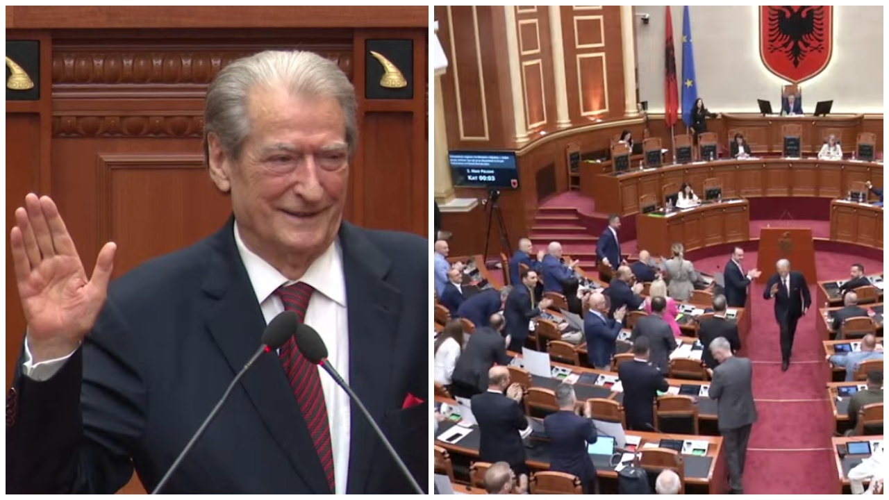  Unë erdha  u krye   demokratët presin me brohorima Berishën në Kuvend pas heqjes së  non gratës 