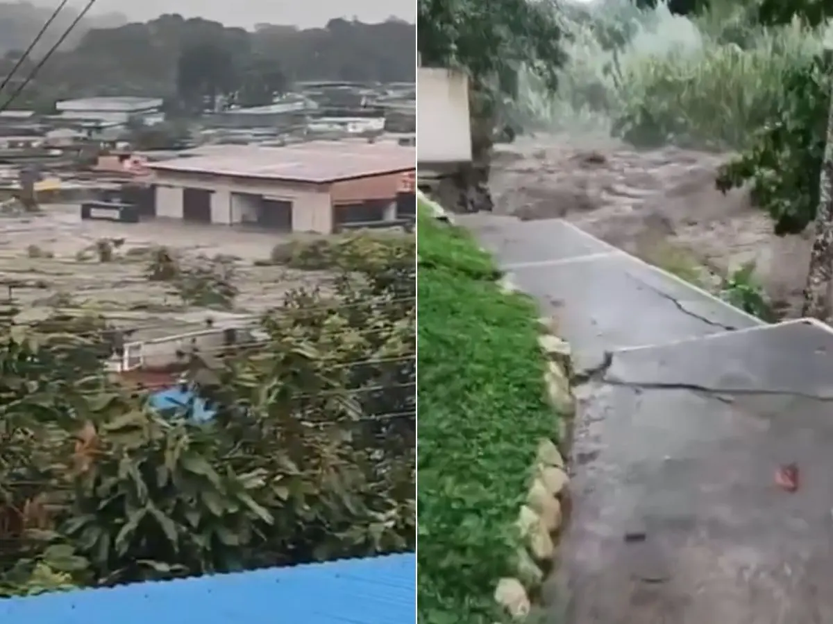 Përmbytje masive pas tërmeteve  një tjetër fatkeqësi natyrore godet Venezuelën