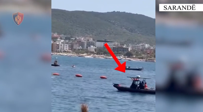 Gomonia futet në zonën e pushuesve në Ksamil  Policia e bllokon dhe gjobit drejtuesin me 500 mijë lekë