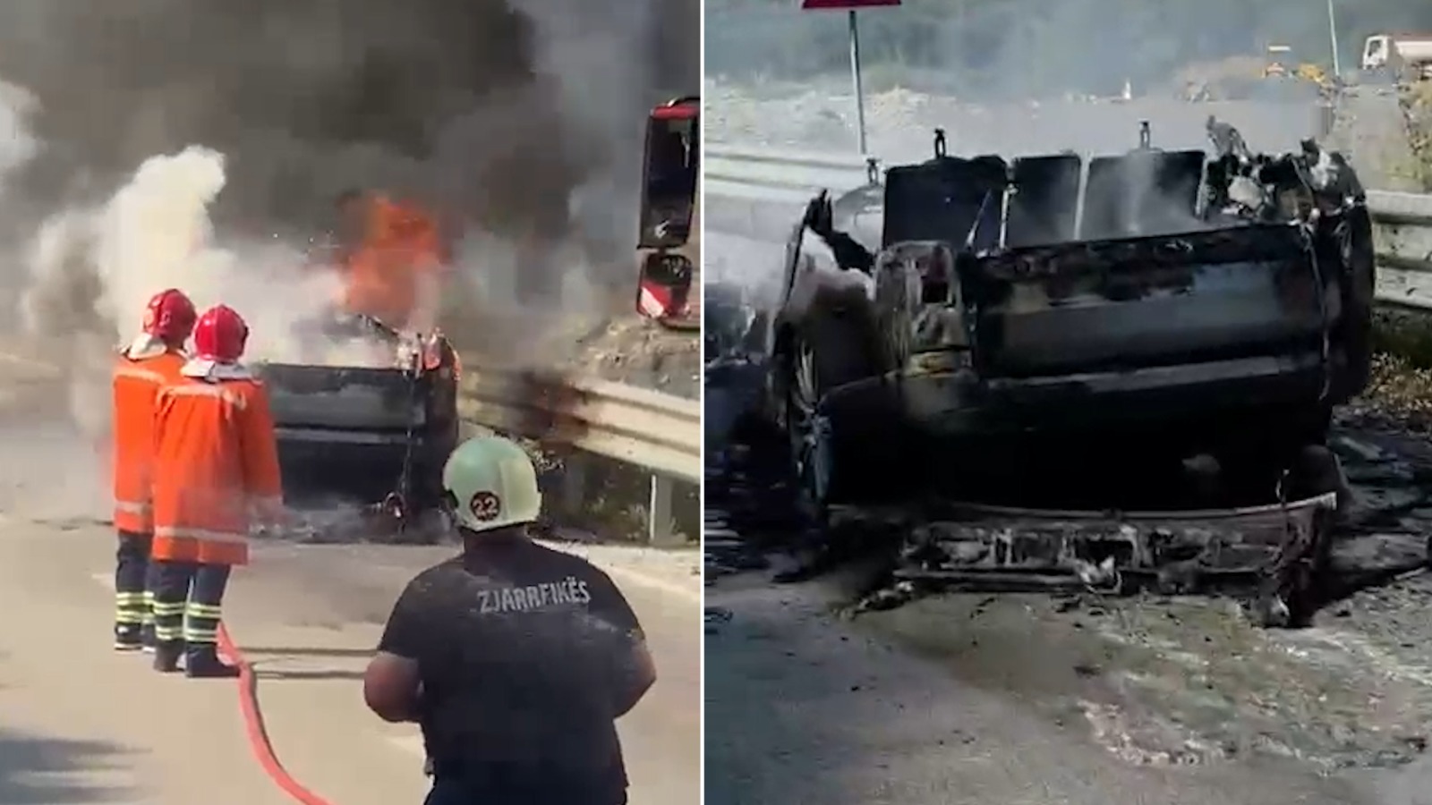 Pas Korçës  digjet një tjetër automjet në Vlorë  dyshimet e para