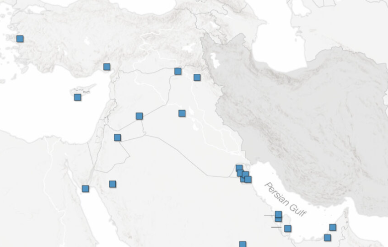 Irani lëshon 10 raketa balistike drejt një baze amerikane në Jordani