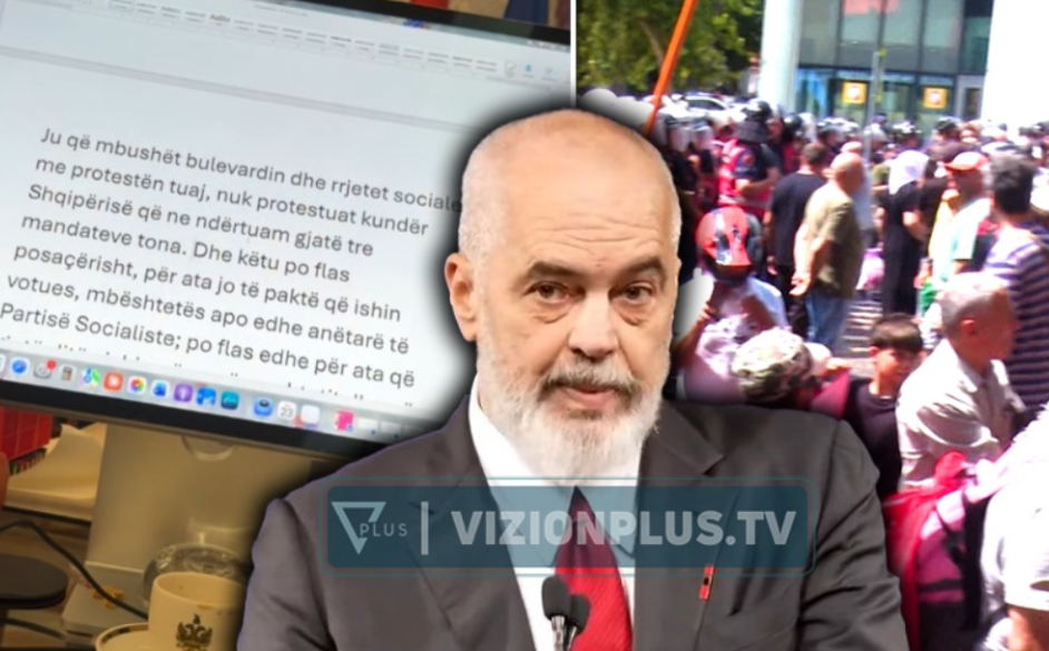  Zhurmë  shumë zhurmë   Rama nga zyra ndërsa qytetarët protestojnë  Nesër do të jem LIVE