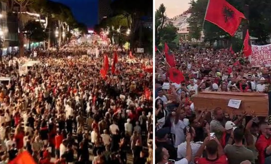 Dita e 35 të e protestës  simbole dhe thirrje kundër sistemit  Për herë të dytë Diaspora përballë Kryeministrisë