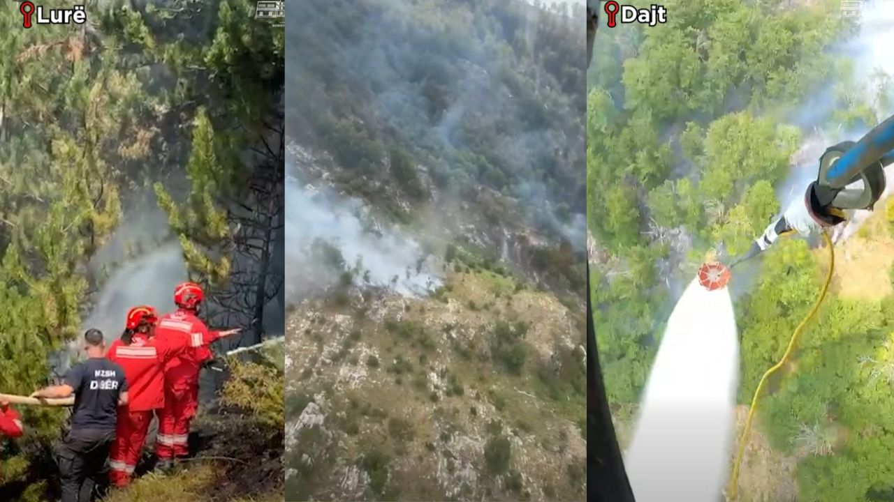 Vijon lufta me zjarret në Lurë dhe Malin e Dajtit  ministri Nufi  Forcat e Armatosura në terren  mirënjohje për çdo efektiv