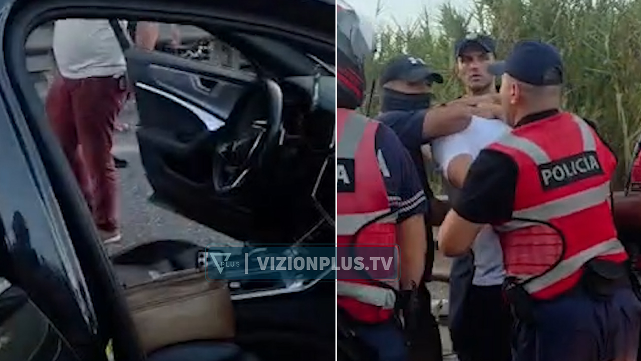 VIDEO  Të rrethuar nga policia  dalin pamjet nga arrestimi i Agasit dhe Shpatarakut