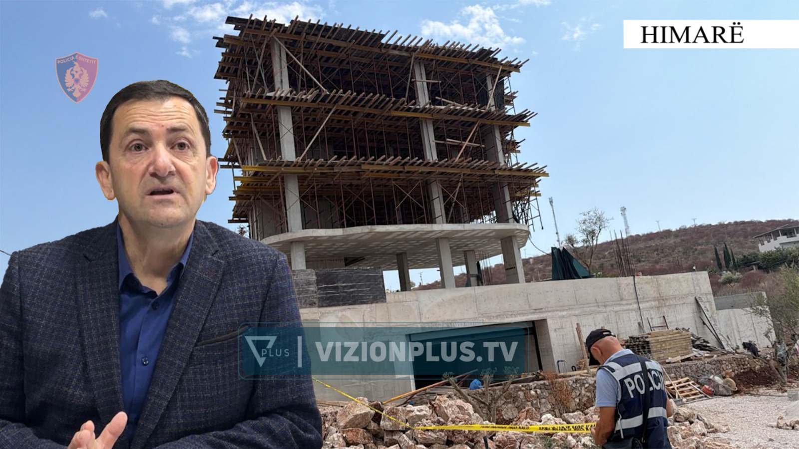 Vangjel Tavo shkrin IMT në e Himarës  pas konstatimit të ndërtimeve pa leje