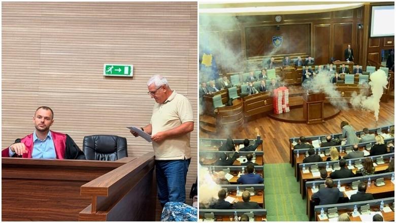 Hodhi gaz lotsjellës në Kuvend në vitin 2018  gjykata e Kosovës shpall fajtor ministrin