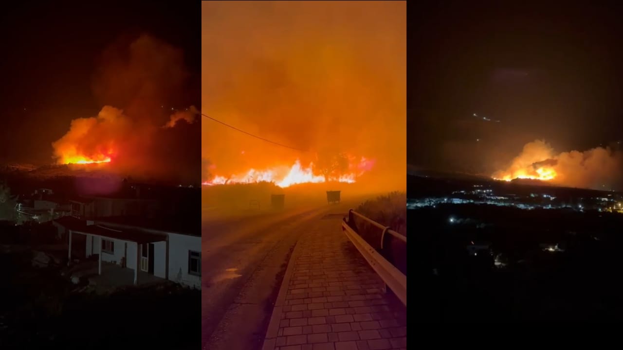 Himara në alarm nga zjarret  flakët pranë banesave dhe hoteleve  nis evakuimi i banorëve dhe turistëve