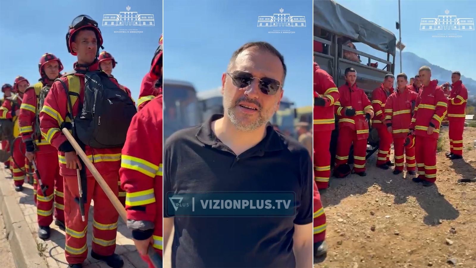Zjarret  ministri Nufi sot nga Himara  Situata nga zjarri është totalisht e menaxhuar