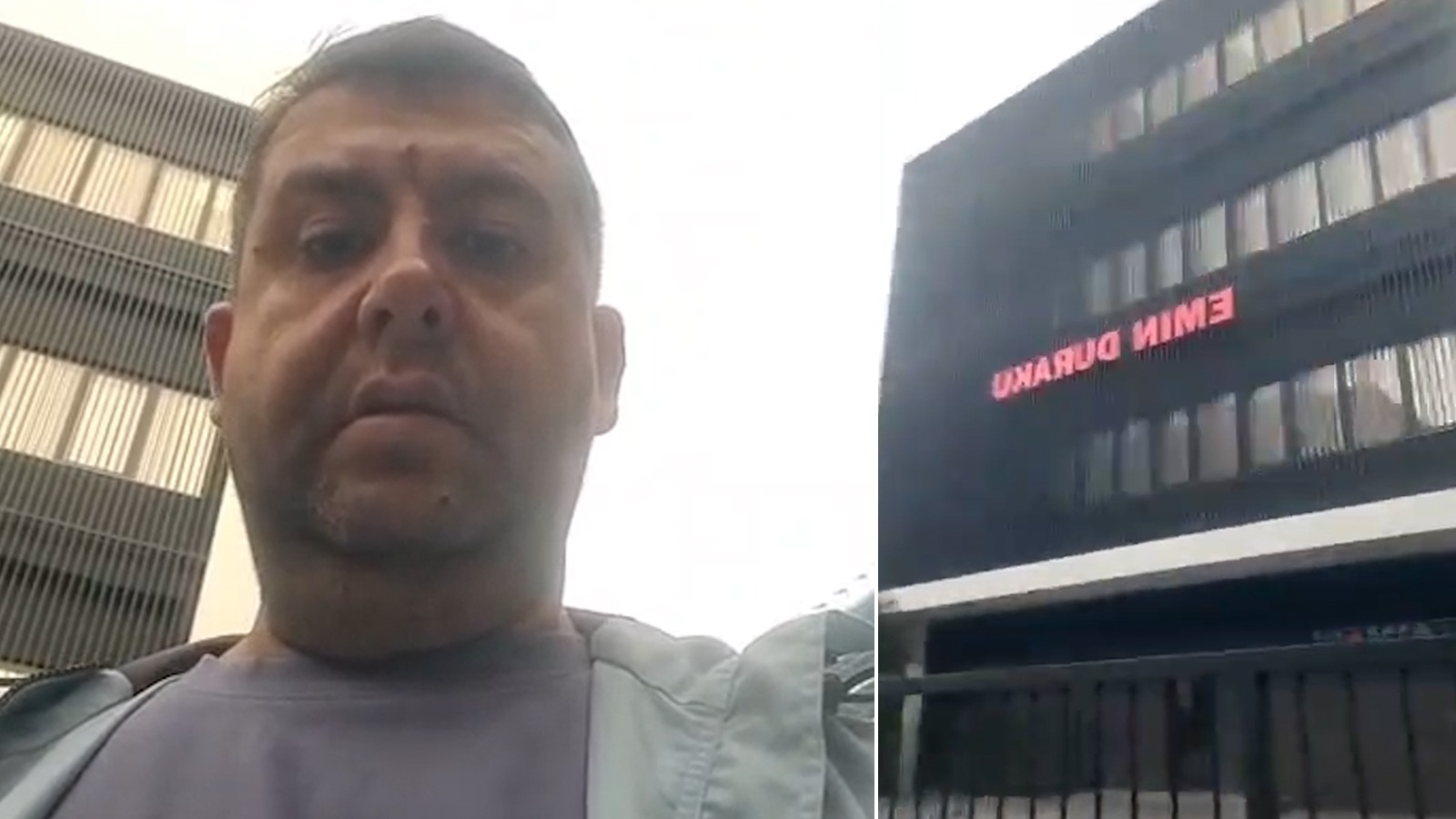  Të shohim për sa vjen patrulla   47 vjeçari futet  live  pas alarmit të rremë për bombë në shkollën  Emin Duraku 