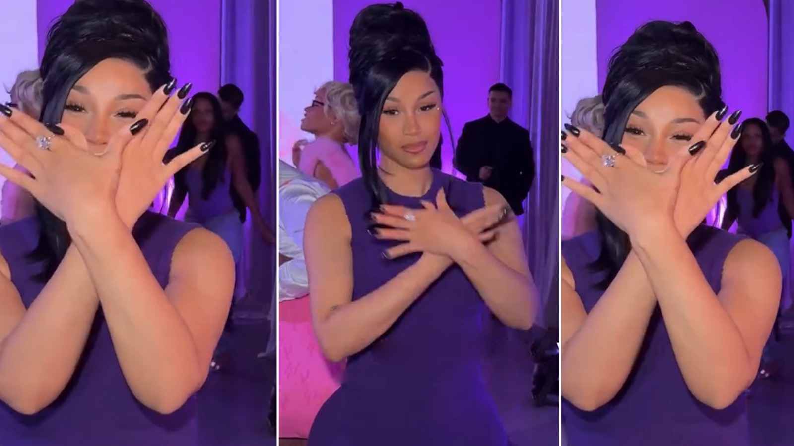  Shqipëri e madhe   Cardi B bën shqiponjën me duar  Jam rritur me shqiptarë gangsterë  VIDEO 