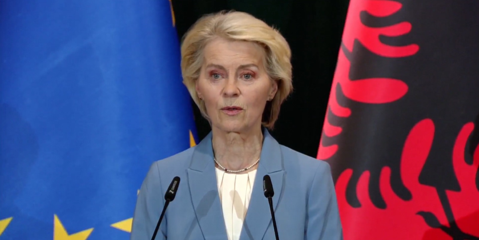  Keni punuar shumë për ta bërë ëndrrën realitet   Ursula von der Leyen  Shqipëria kryeson integrimin në BE