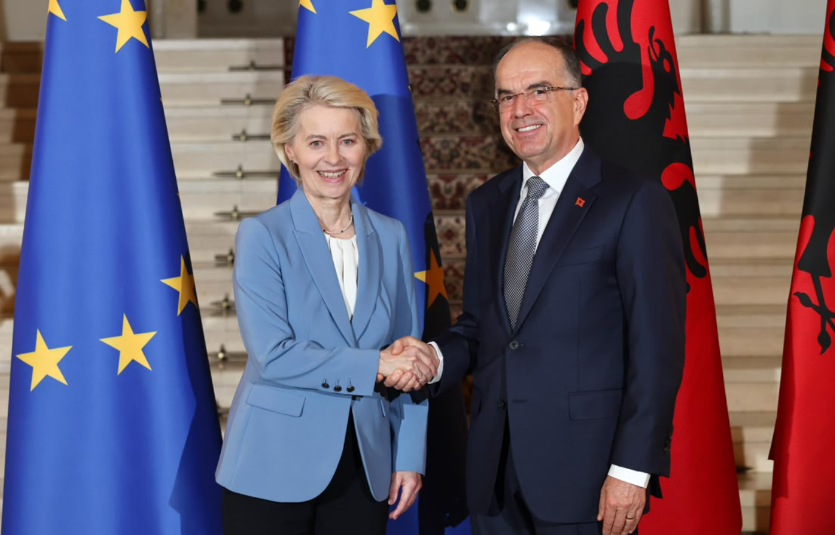 Begaj pret von der Leyen  Ambicia jonë është të mbyllim të gjithë kapitujt deri në fund të vitit 2027