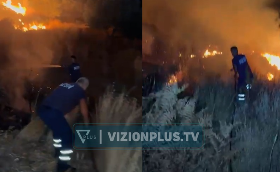 Gjirokastër  zjarri i qëllimshëm përfshin një sipërfaqe bujqësore