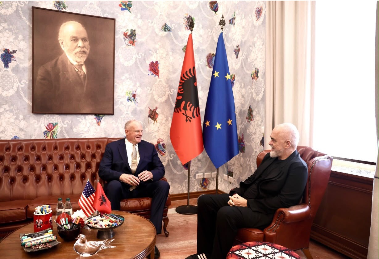 Ambasadori i ri i SHBA  Eric Wendt takim me kryeministrin Rama