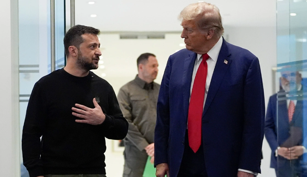 Zelensky bisedon me Trump  Takim në New York për paqen në Ukrainë  mund të ndryshojnë shumë gjëra