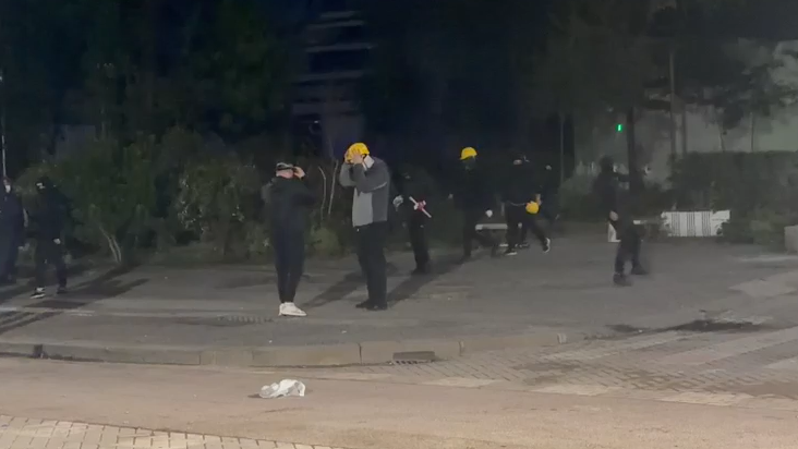 protesta-ministria-e-shendetesise-4-te-lenduar-mes-tyre-2-protestues-dhe-2-efektive-policie