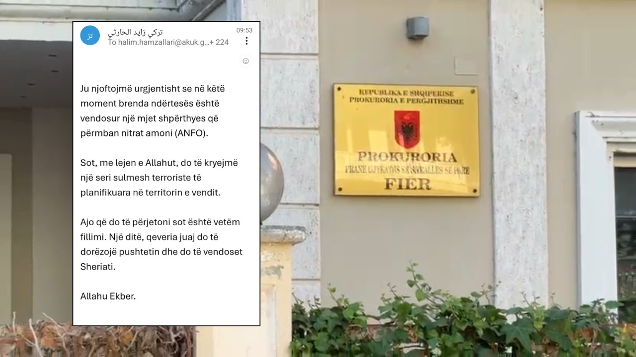  Ajo që do të përjetoni sot është vetëm fillimi   zbardhet përmbajtja e mesazhit kërcënues për bombë në Gjykatën dhe Prokurorinë e Fierit