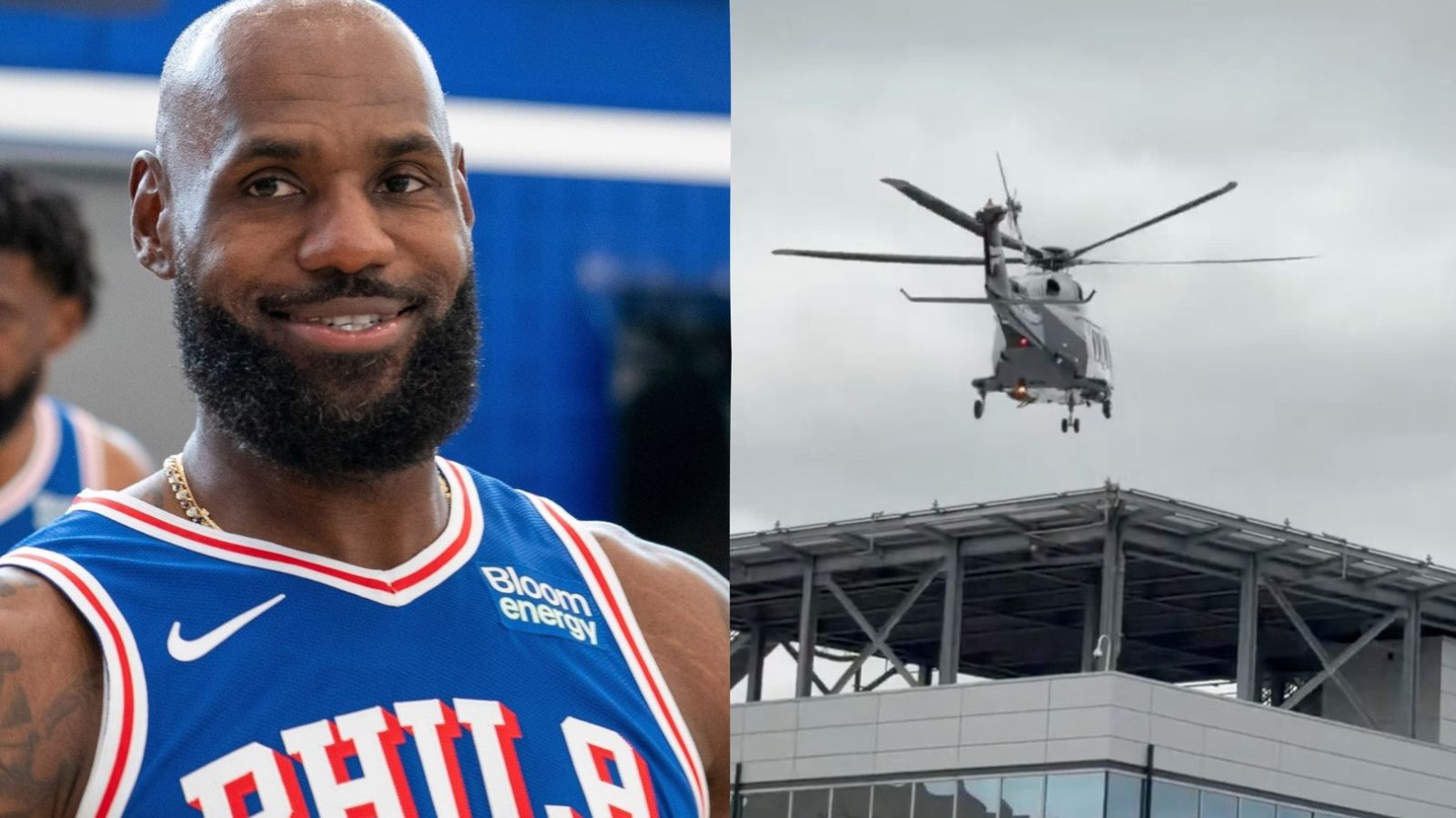 LeBron James gjen zgjidhjen e trafikut  shkon në stërvitje me helikopter